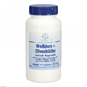 WEISSDORN+OLIVENBLÄTTER Junek Kapseln
