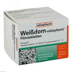WEISSDORN-RATIOPHARM Filmtabletten