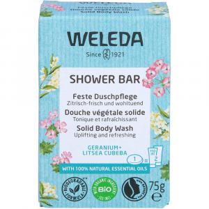 WELEDA feste Duschpflege Geranium+Litsea Cubeba