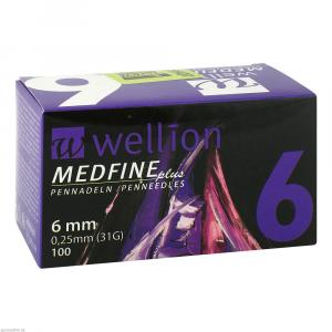 WELLION MEDFINE plus Pen-Nadeln 6 mm