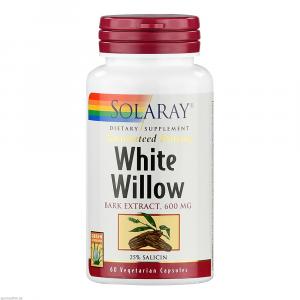 WHITE WILLOW Bark Silberweide 600 mg Solaray Kaps.