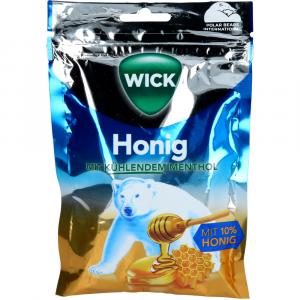 WICK Honig Hustenbonbon mit Menthol