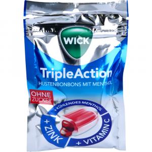 WICK TripleAction Menthol & Cassis o.Zucker Bon.