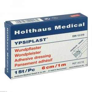 WUNDPFLASTER YPSIPLAST elastisch 6 cmx1 m