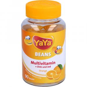 YAYA BEANS Orange Zink und Jod Kaudragees