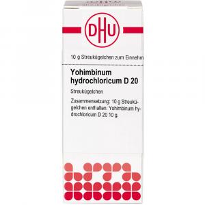 YOHIMBINUM HYDROCHLORICUM D 20 Globuli Ind.Fert.