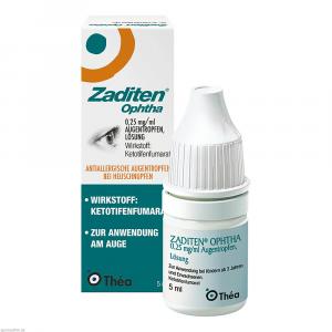 ZADITEN ophtha 0,25 mg/ml Augentropfen