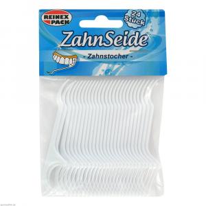 ZAHNSTOCHER mit Zahnseide Reginaplst