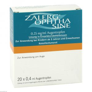 ZALERG ophtha sine Augentr.Einzeldosispipetten
