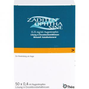 ZALERG ophtha sine Augentr.Einzeldosispipetten