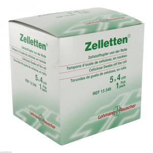 ZELLETTEN Tupfer 4x5 cm unsteril Rolle