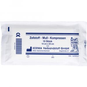ZELLSTOFF MULLKOMPRESSEN 10x20 cm unsteril