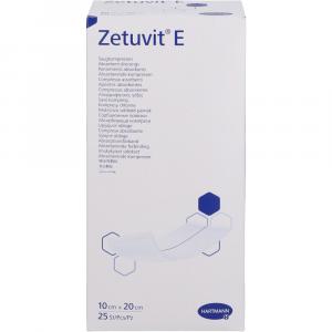 ZETUVIT E Saugkompressen steril 10x20 cm