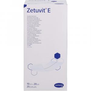 ZETUVIT E Saugkompressen steril 10x20 cm