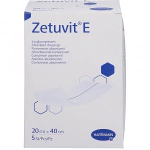 ZETUVIT E Saugkompressen steril 20x40 cm