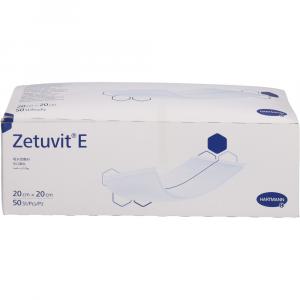ZETUVIT E Saugkompressen unsteril 20x20 cm