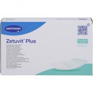 ZETUVIT Plus extrastarke Saugkompr.steril 10x20 cm