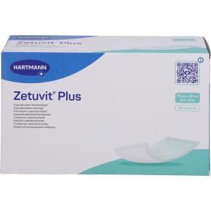 ZETUVIT Plus extrastarke Saugkompr.steril 10x20 cm