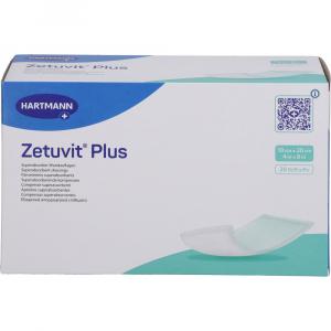 ZETUVIT Plus extrastarke Saugkompr.steril 10x20 cm