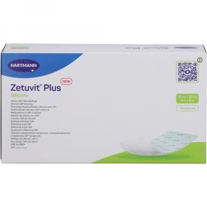 ZETUVIT Plus Silicone steril 10x20 cm