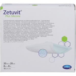 ZETUVIT Plus Silicone steril 20x20 cm