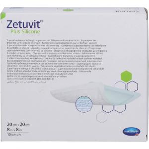 ZETUVIT Plus Silicone steril 20x20 cm