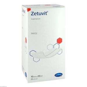 ZETUVIT Saugkompressen steril 10x20 cm