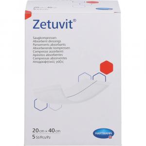 ZETUVIT Saugkompressen steril 20x40 cm