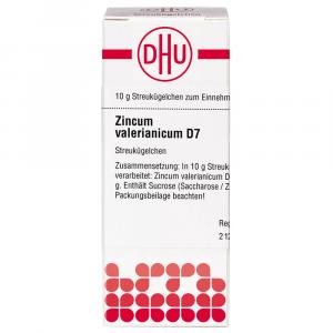 ZINCUM VALERIANICUM D 7 Globuli Ind.Fert.