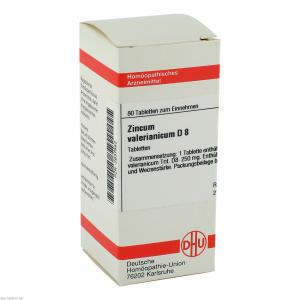 ZINCUM VALERIANICUM D 8 Tabletten
