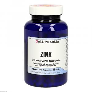 ZINK 30 mg GPH Kapseln