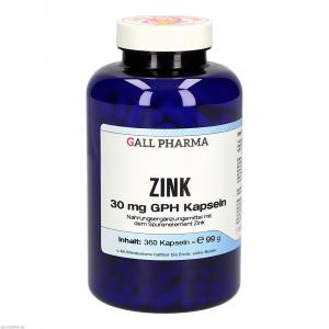 ZINK 30 mg GPH Kapseln
