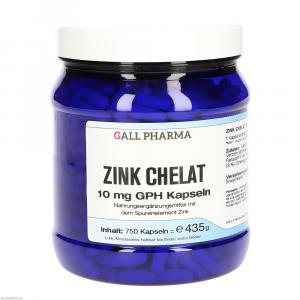ZINK CHELAT 10 mg GPH Kapseln