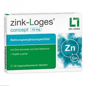 ZINK-LOGES concept 15 mg magensaftres.Tabletten