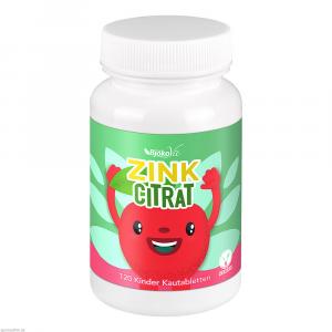 ZINKCITRAT Kinder Kautabletten vegan