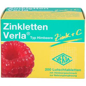 ZINKLETTEN Verla Himbeere Lutschtabletten