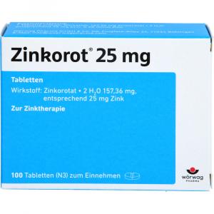 ZINKOROT 25 mg Tabletten