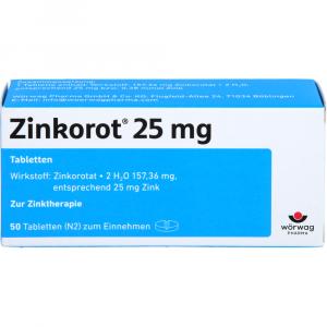 ZINKOROT 25 mg Tabletten