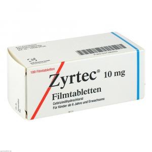 ZYRTEC 10 mg Filmtabletten