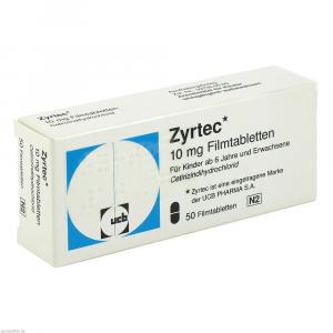 ZYRTEC 10 mg Filmtabletten
