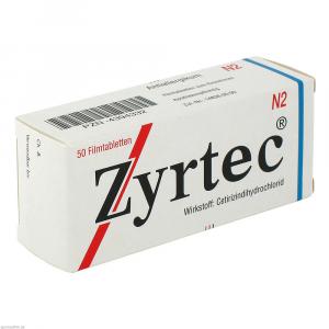 ZYRTEC 10 mg Filmtabletten