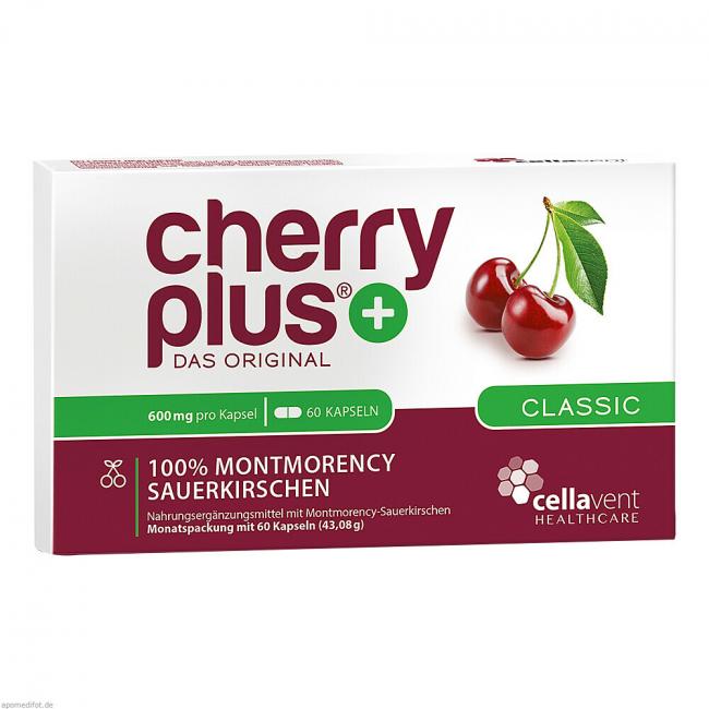 CHERRY PLUS Das Original Montmorency Sauerk.-Kaps. 60 St - unsere kleine  apotheke