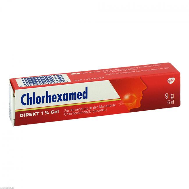 CHLORHEXAMED DIREKT 1 Gel (9 g) Preisvergleich, PZN 4978599 · MediPreis.de