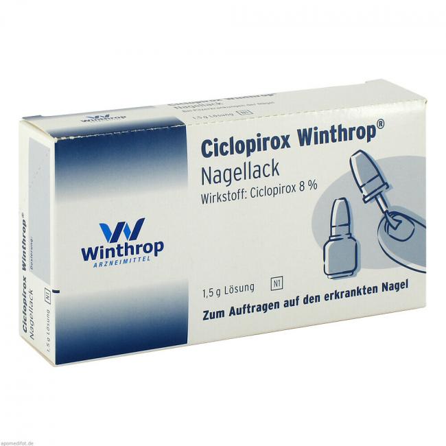CICLOPIROX Winthrop Nagellack (1,5 g) Preisvergleich, PZN 4464334 ...