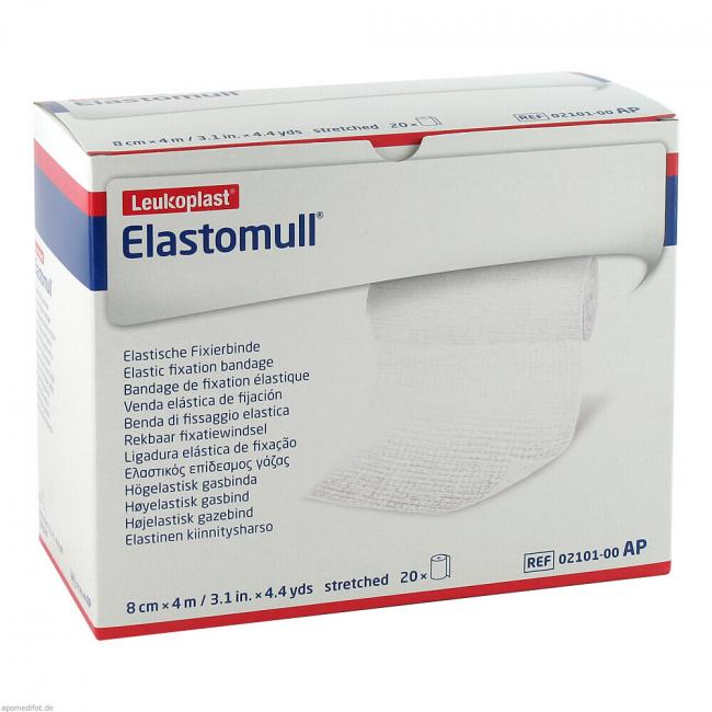 ELASTOMULL 8 cmx4 m elast.Fixierb.2101 (20 St) Preisvergleich, PZN 3486204  ·