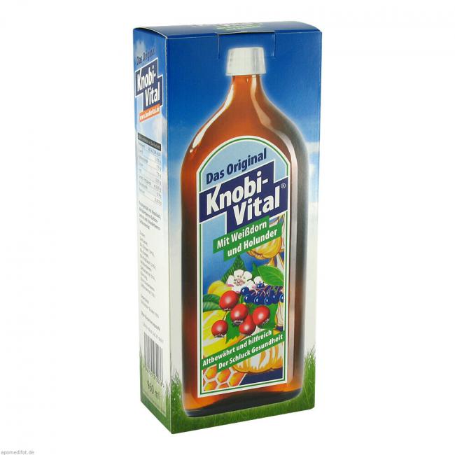 KNOBIVITAL mit Weißdorn Holunder (960 ml) Preisvergleich, PZN 7748552 ...
