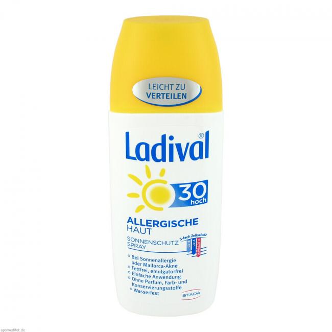 LADIVAL allergische Haut Spray LSF 30 (150 ml) Preisvergleich, PZN