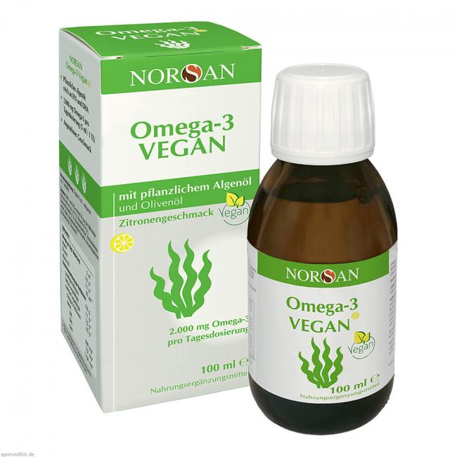 NORSAN Omega3 vegan flüssig (100 ml) Preisvergleich, PZN 13476394