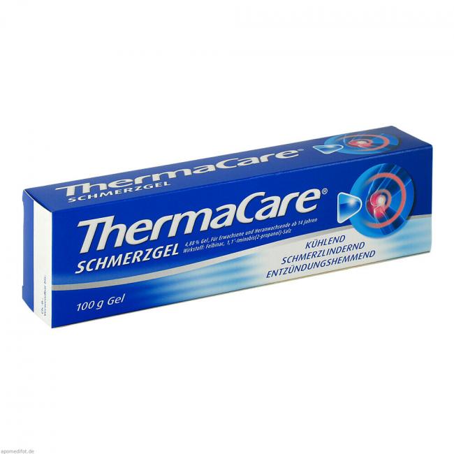 THERMACARE Schmerzgel (100 g) Preisvergleich, PZN 10122626 · MediPreis.de