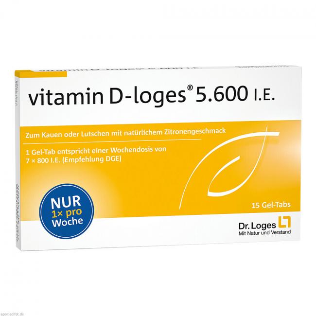 VITAMIN DLOGES 5.600 I.E. Kautabletten (15 St) Preisvergleich, PZN